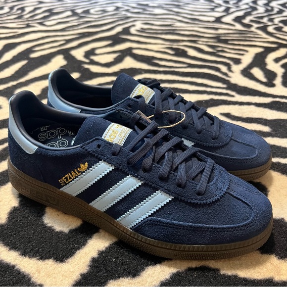 Adidas Handball Spezial Shoes Collegiate Navy Clear Sky Size Youth 6.5/Women 7.5 - Picture 8 of 16